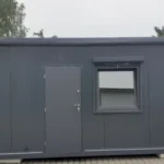 Contenedor oficina 15 m² con baño y kitchenette